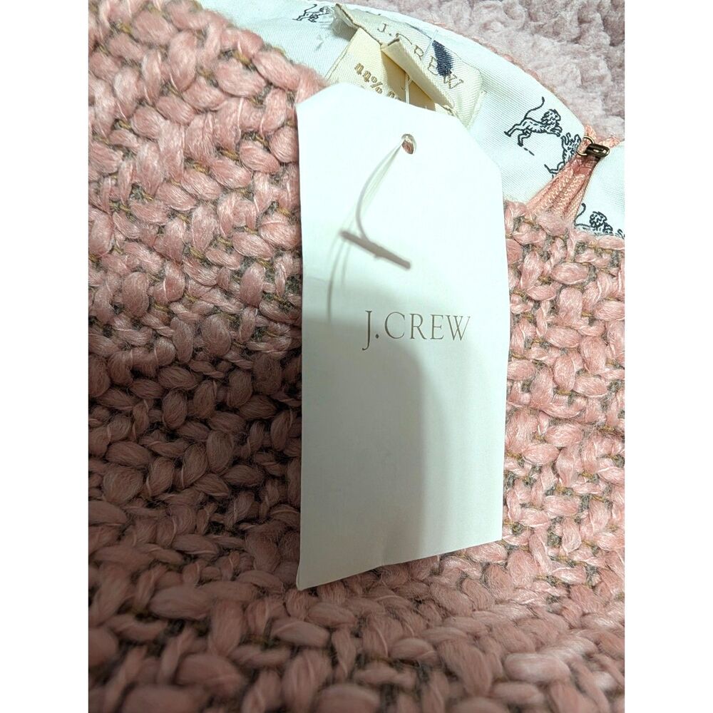 J.Crew Petite 2 Pink Bouclé Wool Blend Pencil Skirt Cottagecore Office Siren NWT - Picture 8 of 8